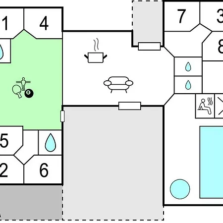 8 Bedroom Lovely In Блаванн